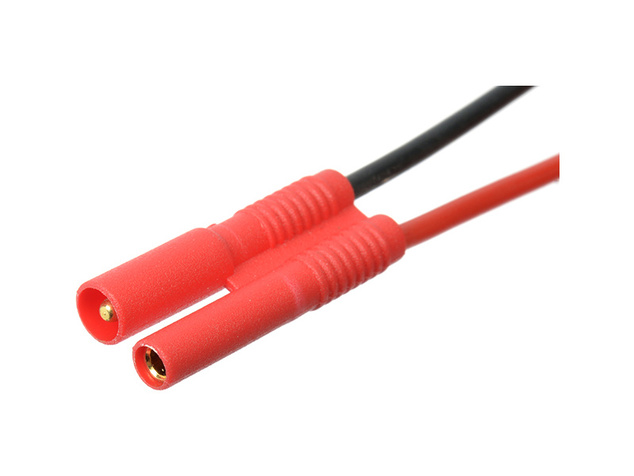 Konektor pozlátený 2.0mm samica s káblom 20AWG 10cm