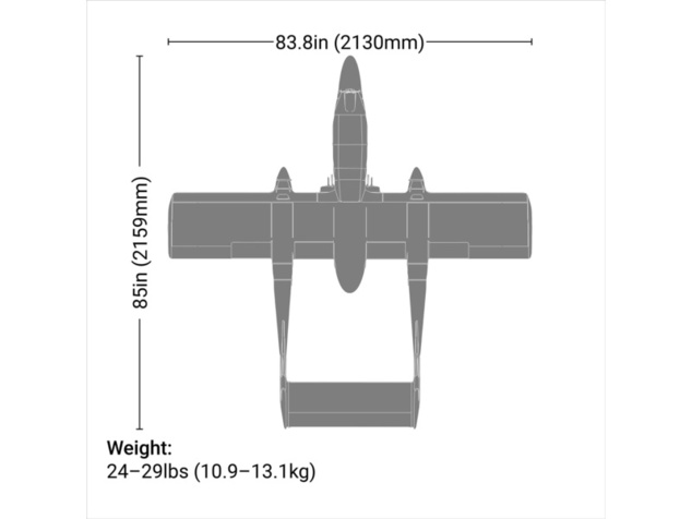 Hangar 9 OV-10 Bronco 20cc ARF + zatahovací podvozok