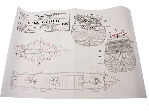 Mantua Model HMS Victory 1:200 kit