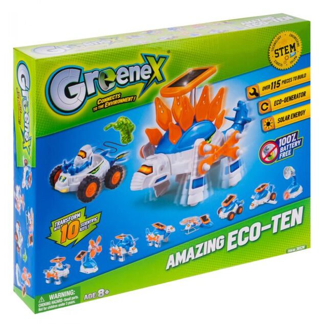 Greenex Vedecký set obnoviteľná energia solárny pohon 115 dielov