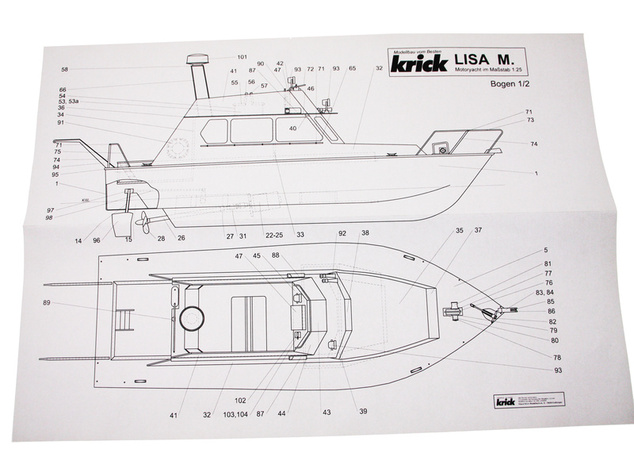 Krick Motor Yacht Lisa kit
