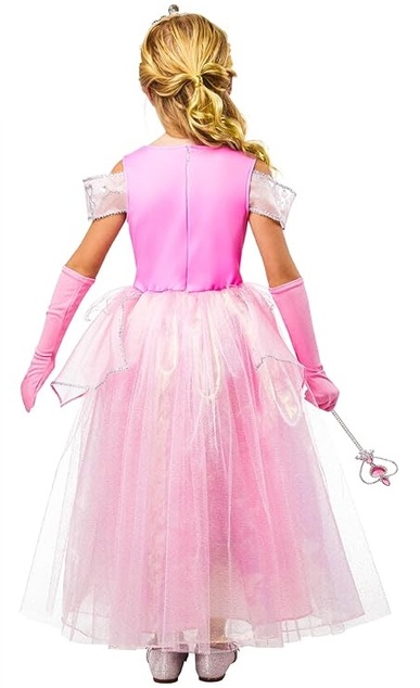 Princezná PINK detský kostým veľkosť (110-116cm)