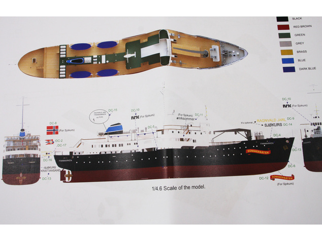Modell-Tec MS Finnmarken 1:60 kit