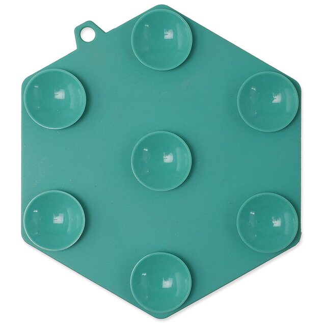Podložka lízacia Epic Pet Lick&amp;Snack hexagon svetlo zelený 17x15cm