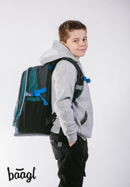 BAAGL Schultasche Core Fußballspieler