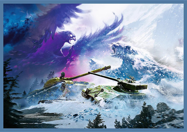Trefl Puzzle 4x250 - World of tanks
