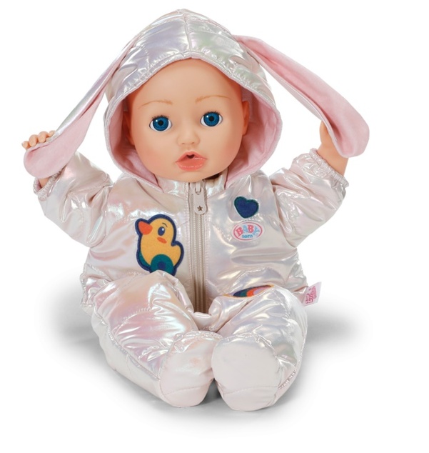 Zapf BABY born Zimná kombinéza krémová, 43 cm