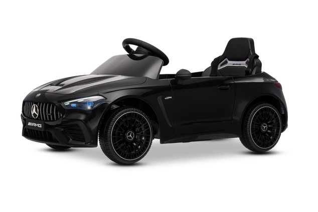 Elektrické autíčko Mercedes CLE 12V s pohonom zadných kolies, čierne, Jednomiestne, Lítiov