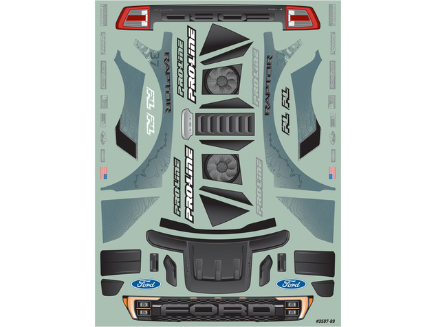 Pro-Line Karosserie 1:10 Ford F-150 Raptor 2022 (Arrma Vorteks)