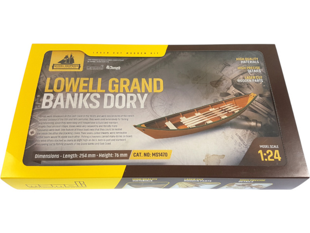 Model Shipways Lowell Grand Banks Dory 1:24 kit