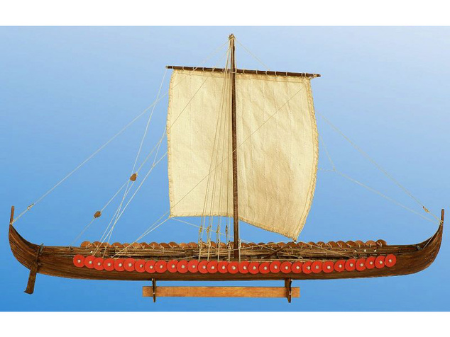 Dušek Vikingská predĺžená loď 1:72 kit