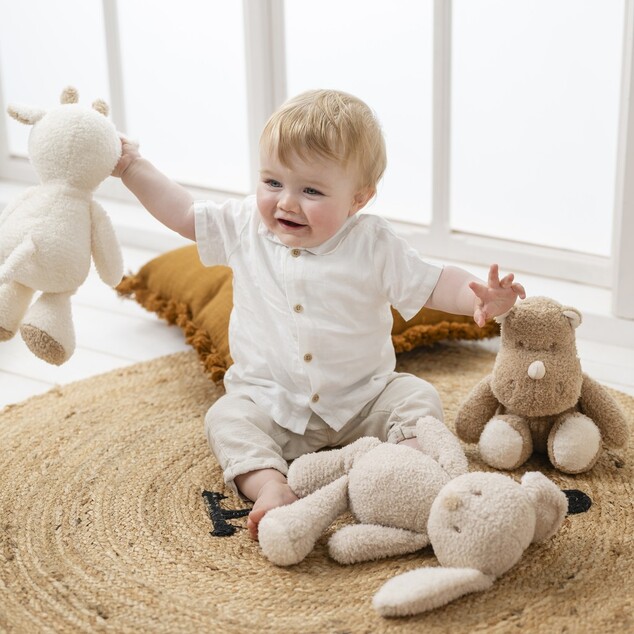 NATTOU Hračka plyšová Teddy zajačik 34 cm