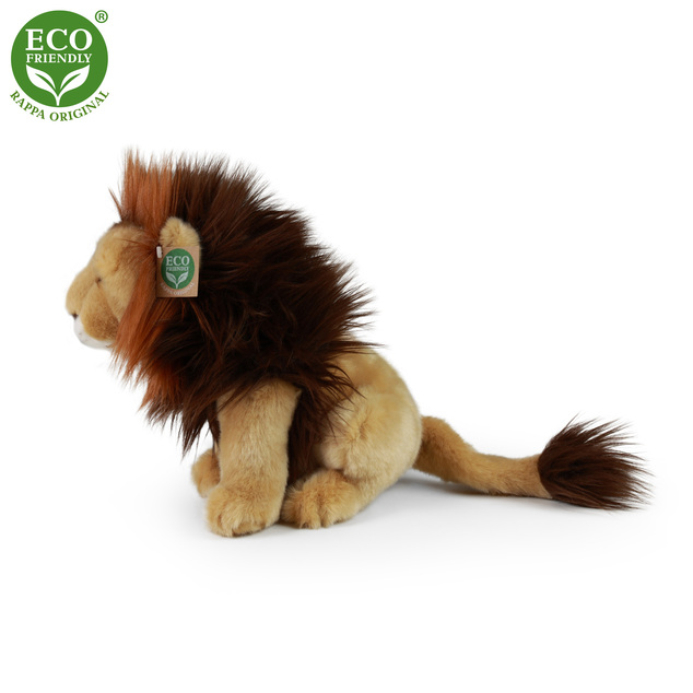 Sitzender Löwe aus Plüsch, 25 cm, UMWELTFREUNDLICH