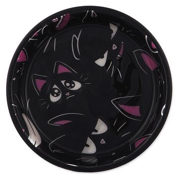 Miska Magic Cat s mačkami čierna 13cm, 250ml