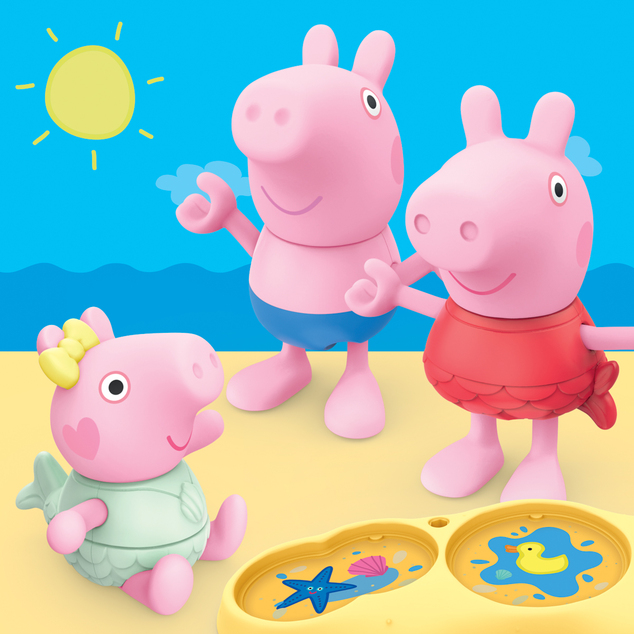 HASBRO - Pujsa Pepa bratje in sestre na plaži
