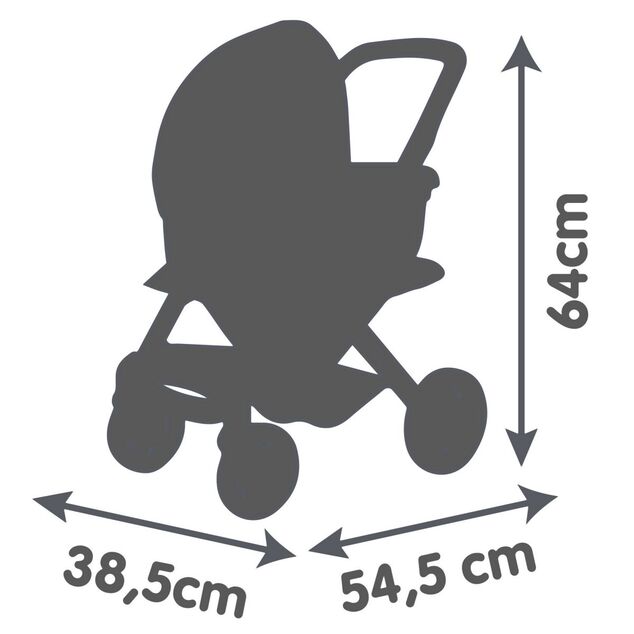 Kombinovaný kočík Maxi Cosi pre bábiky béžový