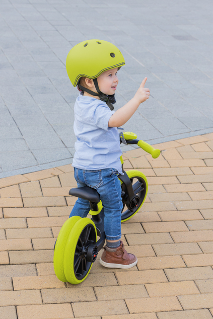 Globber odrážadlo GO BIKE ELITE DUO- LIME GREEN