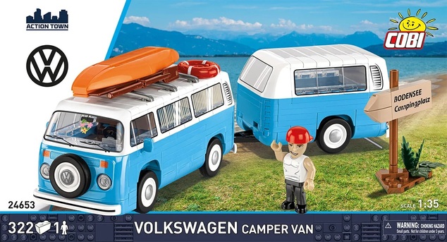 Cobi Volkswagen Camper Van, 1:35, 322 k, 1 f
