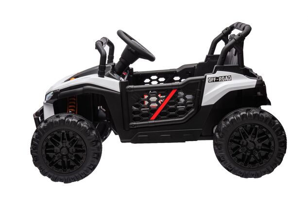Elektrické autíčko UTV Small 12V, biele, Pohon zadných kolies, 12V batéria