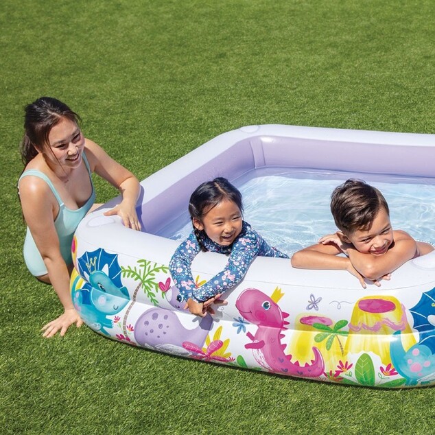 Intex nafukovací detský bazénik Akvárium so strieškou 57470, 157×157×122 cm