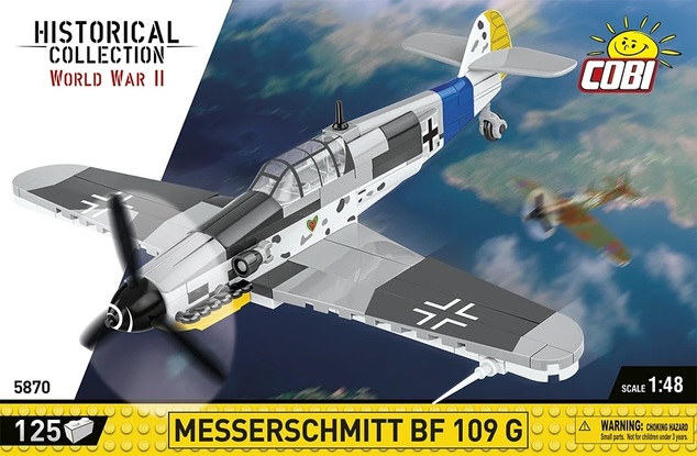 Cobi II WW Messerschmitt BF 109 G, 1:48, 125 k