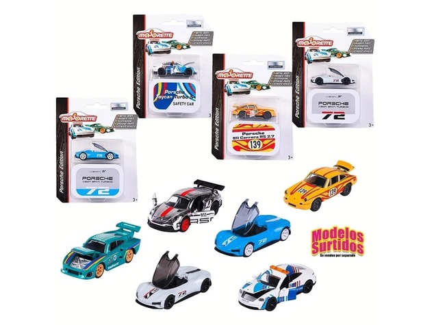 Autíčko Porsche Motorsport Deluxe, 5 druhov