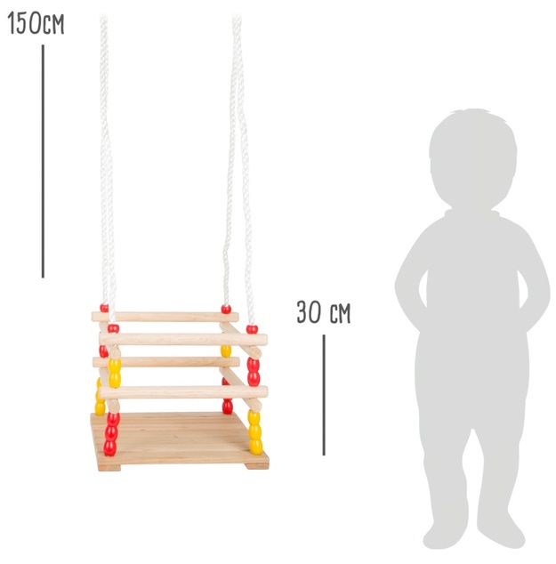 Small Foot Drevená hojdačka pre menšie deti