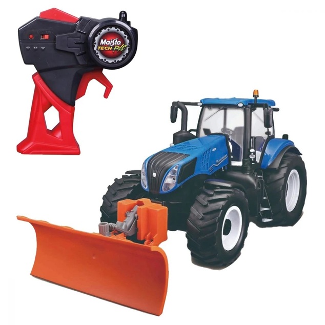 Maisto RC - New Holland Tractor s radlicí, 2,4 Ghz