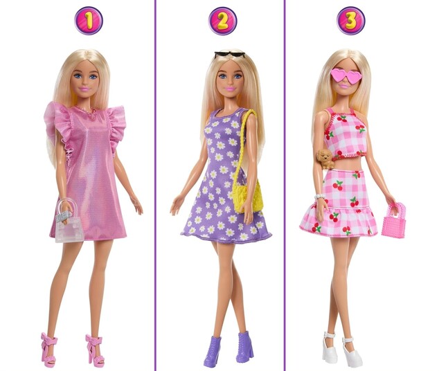 Mattel Barbie šatník snov v pastelových farbách s bábikou