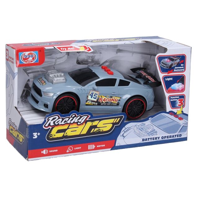 Auto závodné s efektmi 21 cm
