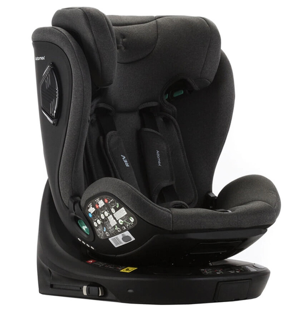 ADAMEX Autosedačka Rev (40-150 cm) Šedá