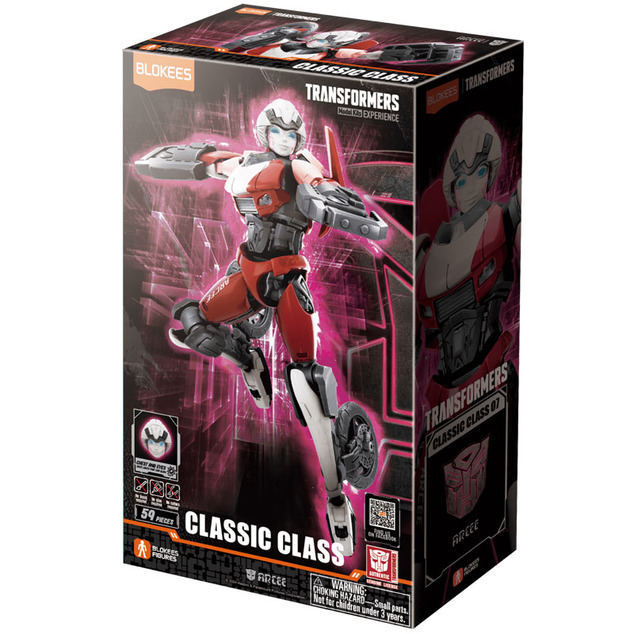 TRANSFORMERS BLOKEES set di costruzione Classic Class 07 Arcee Rise Of The Beasts