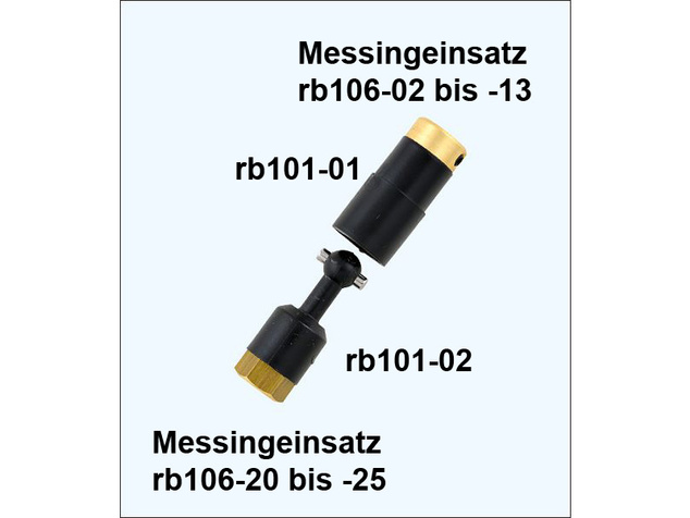Raboesch inserto giunto 106-40 ottone M4