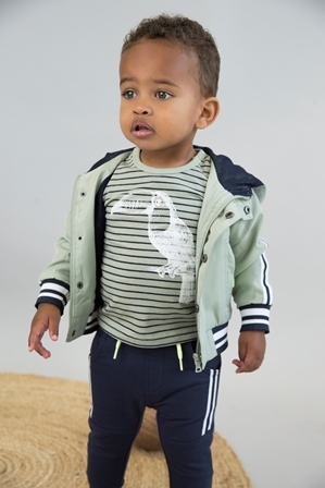 Bunda na zips s kapucňou C-SO TROPICAL TOUCAN DO IT 74 Green