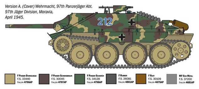 Maquette militaire 96531 - Jagdpanzer 38(t) Hetzer (1:35)