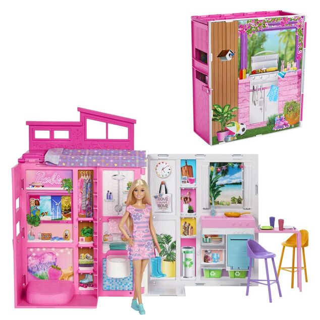 Mattel Barbie Puppenhaus mit Puppe