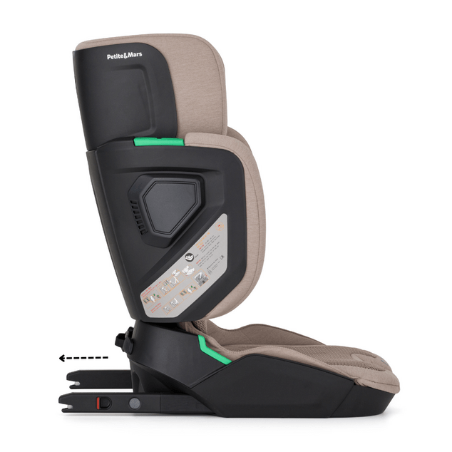 PETITE&amp;MARS Столче за кола Flex Pro i-Size Tan Brown Air 100-150 cm (15-36 kg)