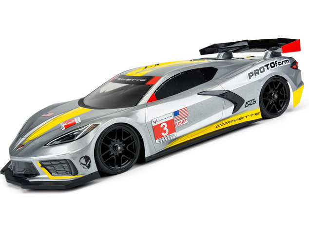 PROTOform carrocería 1:10 Chevrolet Corvette C8 (chasis 190mm)