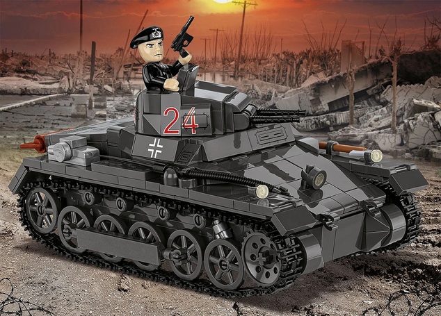 Cobi II WW Panzerkampfwagen I (France 1940), 1:28, 654 k, 1 f