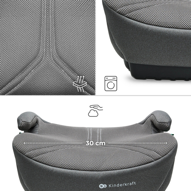 KINDERKRAFT Podsedák I-Boost 2 Pro (125–150 cm) Grey