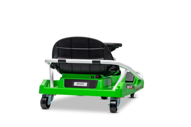 Beneo Motors Go-Kart da drift 24V, verde, 300W Motore Brushless, Batteria al litio, D