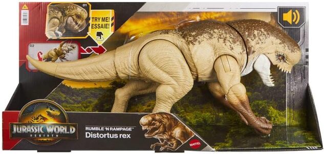 Mattel Jurassic World Filmski zlikovac DISTORTUS REX