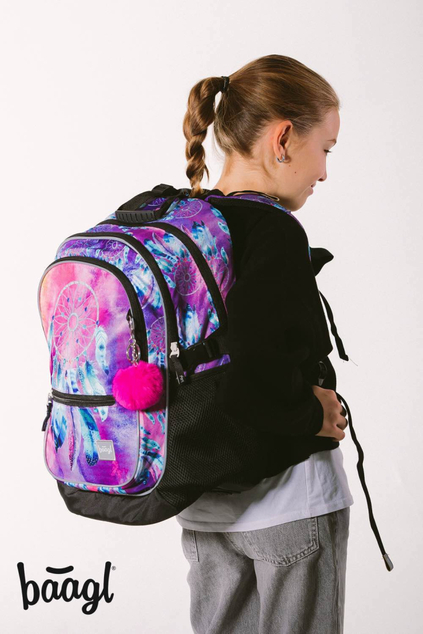BAAGL SADA 3 Core Materialfänger Rucksack, Waschbeutel, Tasche