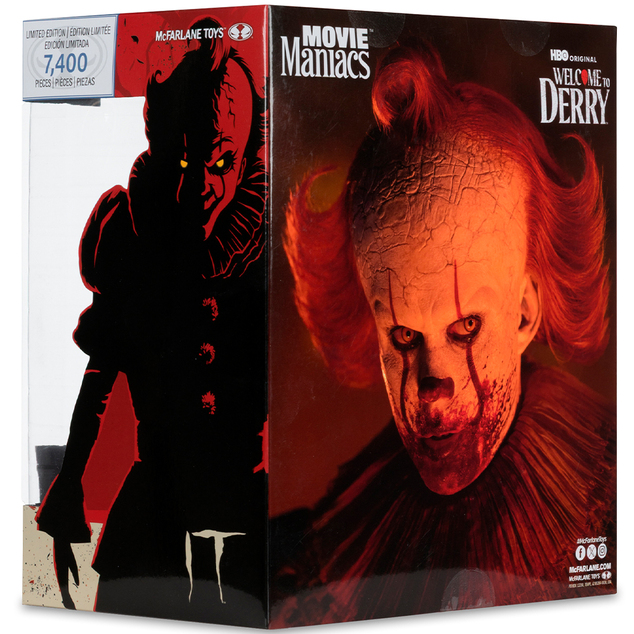 Pennywise (Bloody) (IT: Dobrodošli u Derry) figurica u pozi od McFarlane Toys