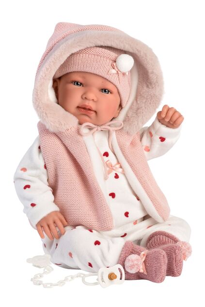 Llorens M844-40 oblečenie pre bábiku bábätko NEW BORN veľkosti 43-45 cm