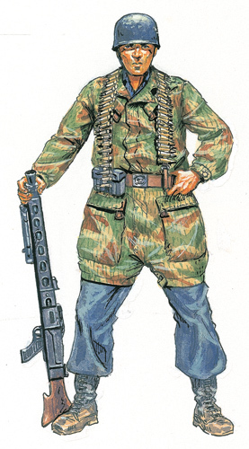 Model Kit figurky 6045 - WWII - GERMAN PARATROOPERS (1:72)
