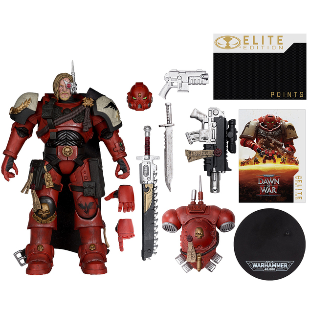 McFarlane Warhammer 40,000 Dawn of War Elite Edition akční figurka Captain Cyrus