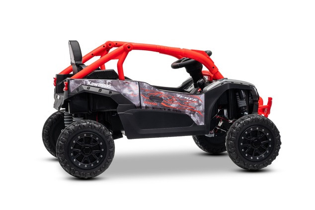 Elektrické autíčko Kawasaki TERYX KRX 1000 12V, červené, jednomiestne, odpružená zadná náp