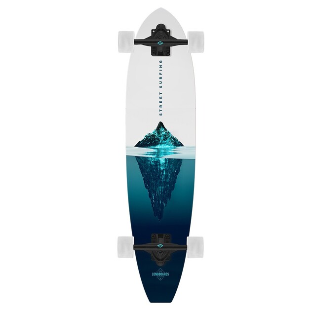 Longboard Street Surfing CUT KICKTAIL 36” Iceberg