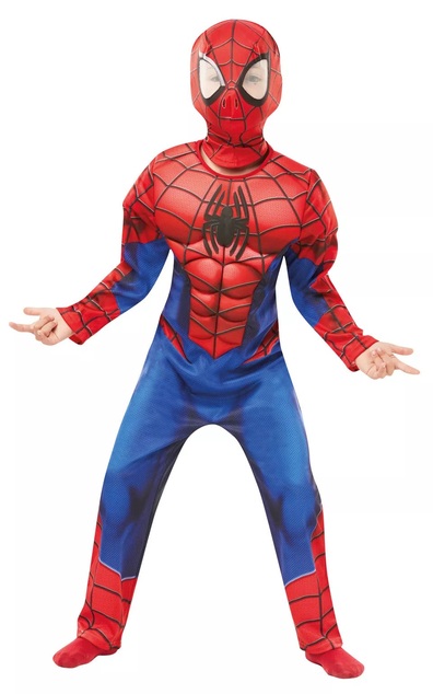 SPIDERMAN detský kostým veľkosť (122-128cm)DLX